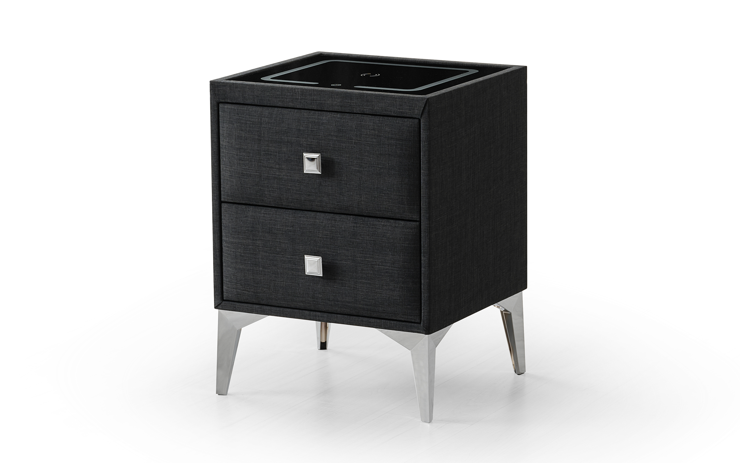 Noptiera Alfino Smart, antracit  1